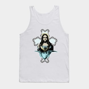 jesus christ of the winged heart Tank Top